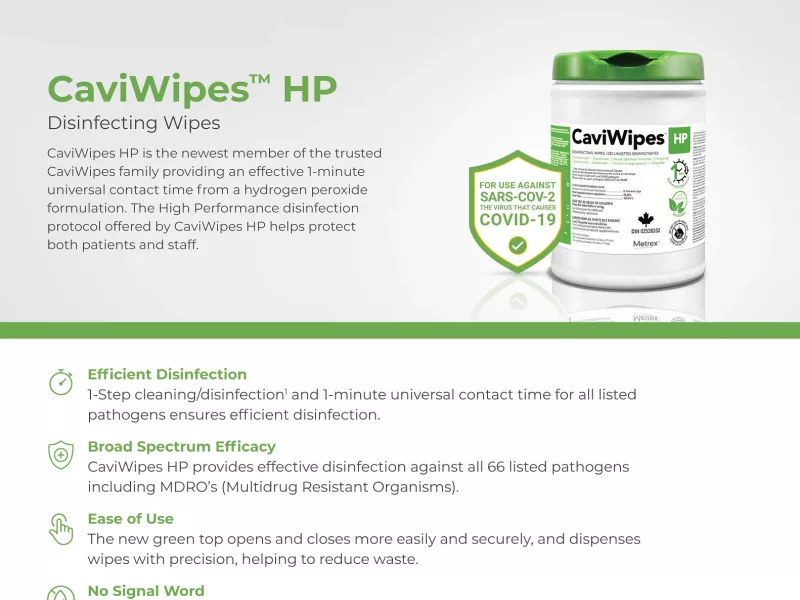 CaviWipes HP Sales Sheet (Canada)