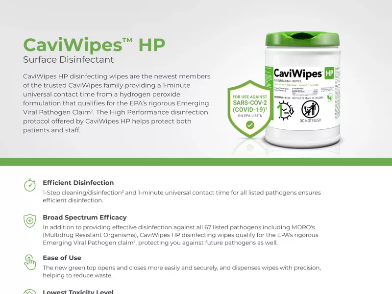 CaviWipes HP Sales Sheet (US)